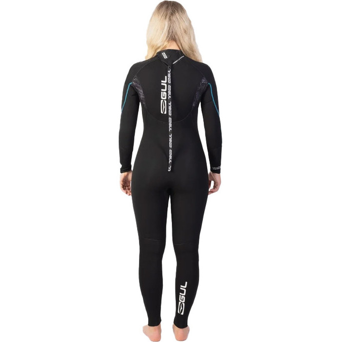 2024 Gul Womens Response 5/3mm GBS Back Zip Wetsuit RE1229-C1 - Black